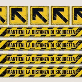 Calpestabili adesivi serie vintage